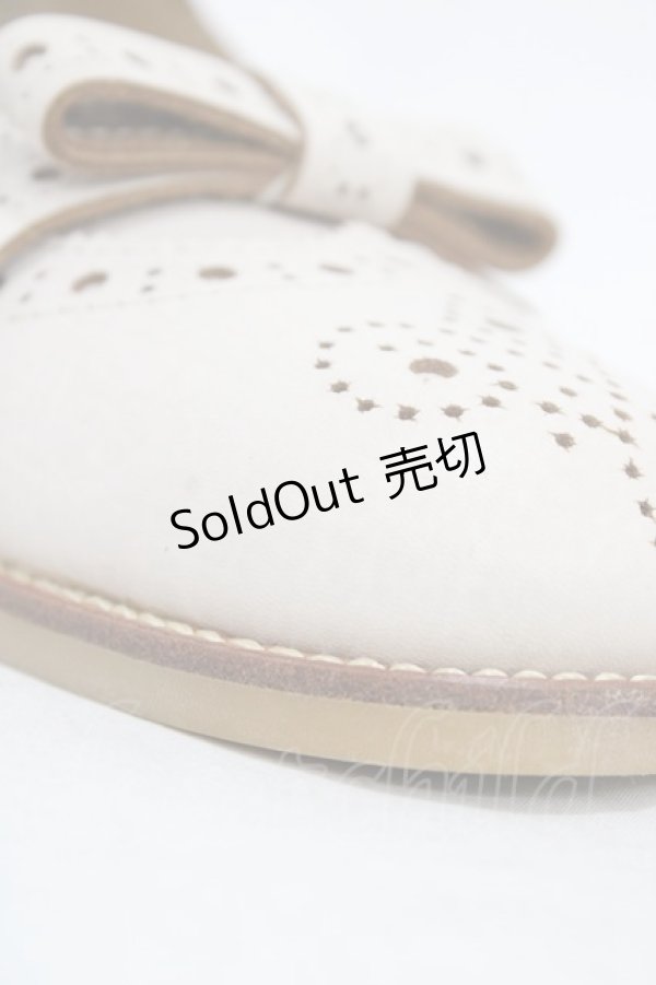 画像4: Jane Marple / トゥリボンのメリージェーンシューズ M アイボリー H-26-02-14-1002-JM-SH-KB-ZH (4)