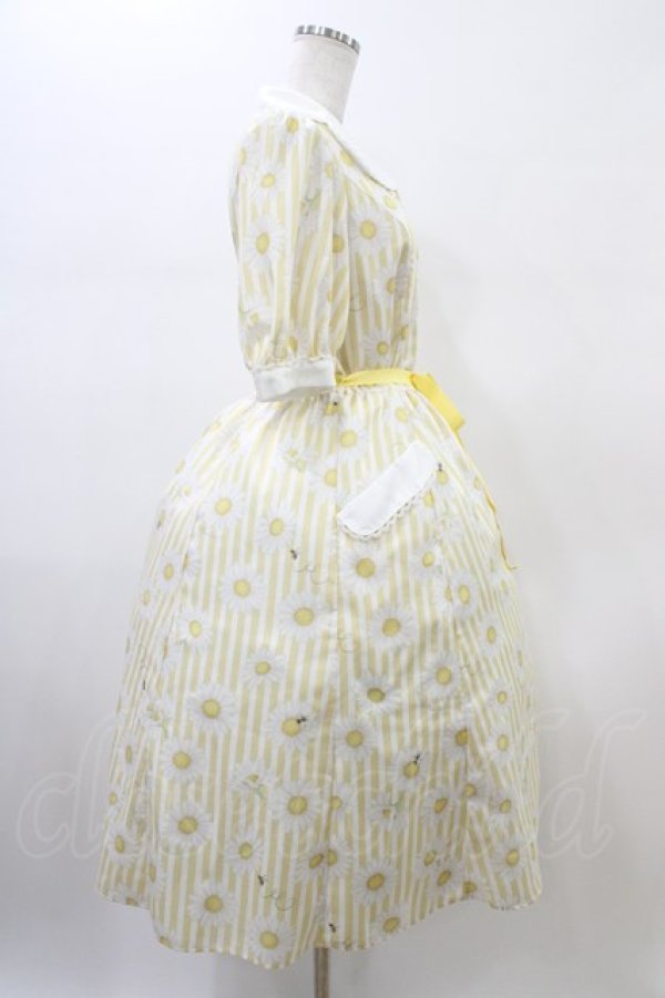 画像3: Melody BasKet / Marguerite honey beeワンピース M イエロー H-26-02-14-1028-LO-OP-KB-ZH (3)