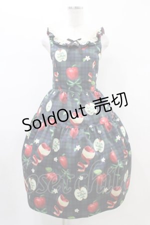 画像: Emily Temple cute / タータンRibbonAppleノースリーブワンピース  black watch H-26-02-14-1030-ET-OP-KB-ZH