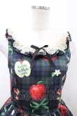 画像4: Emily Temple cute / タータンRibbonAppleノースリーブワンピース  black watch H-26-02-14-1030-ET-OP-KB-ZH (4)