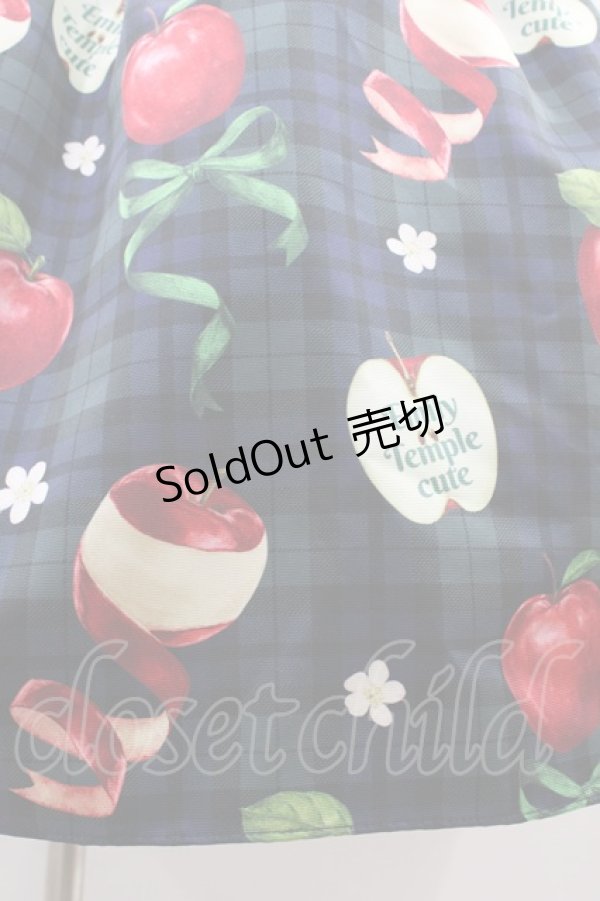 画像5: Emily Temple cute / タータンRibbonAppleノースリーブワンピース  black watch H-26-02-14-1030-ET-OP-KB-ZH (5)