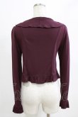 画像3: axes femme / ラッフル襟Wボタンボレロ M パープル H-26-02-14-051-AX-TO-NS-ZH (3)