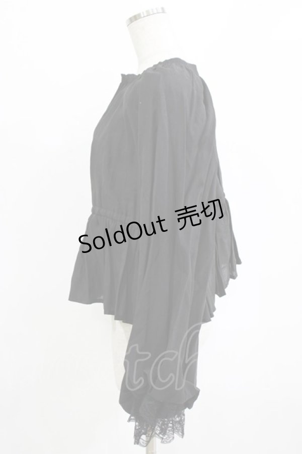 画像2: axes femme / ボリューム袖ブラウス M ブラック H-26-02-14-053-AX-BL-NS-ZH (2)