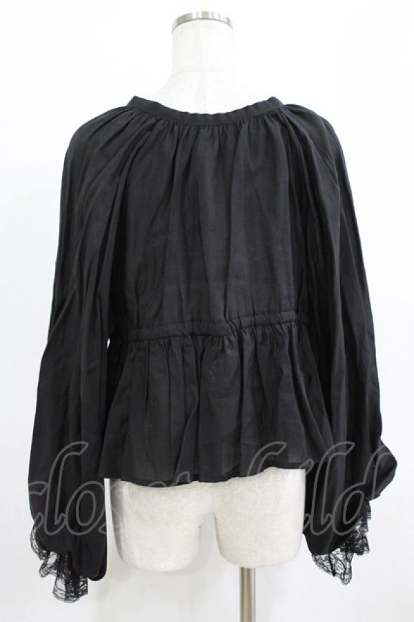 画像3: axes femme / ボリューム袖ブラウス M ブラック H-26-02-14-053-AX-BL-NS-ZH (3)
