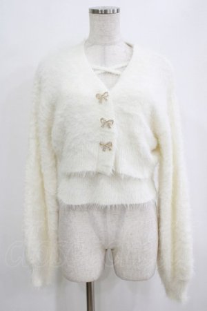 画像: couture BY ROJITA / リボン釦キャミ付きシャギーミニCD Free オフ H-26-02-14-056-GO-TO-NS-ZH