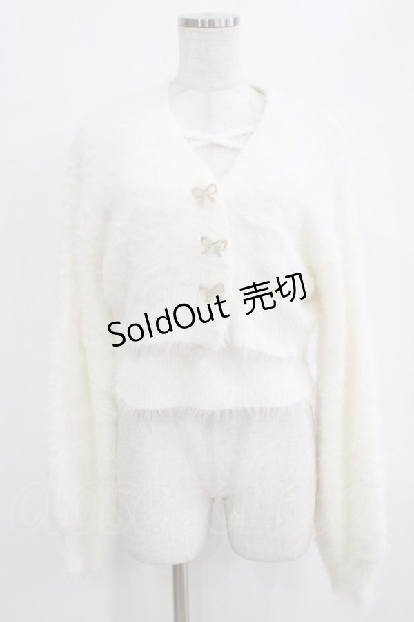 画像1: couture BY ROJITA / リボン釦キャミ付きシャギーミニCD Free オフ H-26-02-14-056-GO-TO-NS-ZH (1)