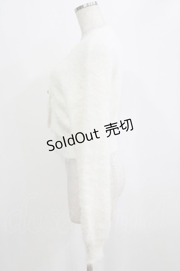 画像2: couture BY ROJITA / リボン釦キャミ付きシャギーミニCD Free オフ H-26-02-14-056-GO-TO-NS-ZH (2)