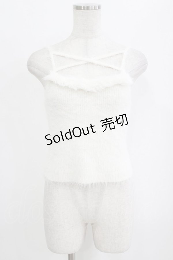 画像7: couture BY ROJITA / リボン釦キャミ付きシャギーミニCD Free オフ H-26-02-14-056-GO-TO-NS-ZH (7)