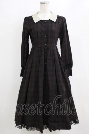 画像: axes femme / リボンタイ付きクラシックワンピース M ブラック H-26-02-14-007-AX-OP-NS-ZH