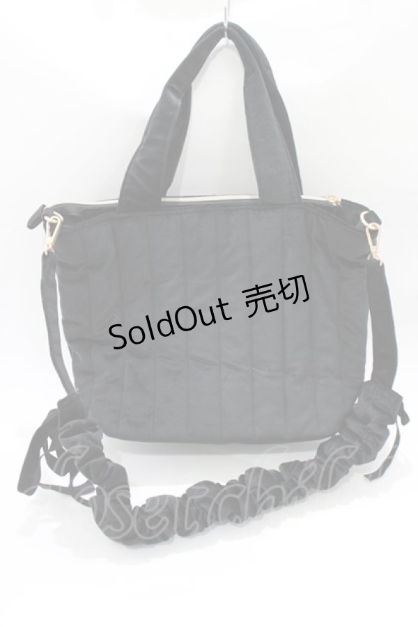 画像3: m petit by misako / AM* NIベロアリボン2WAY  ブラック H-26-02-14-062-LO-BG-NS-ZH (3)