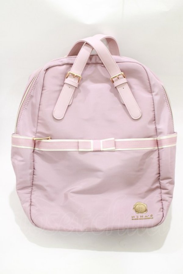 画像2: m petit by misako / NINA'S コラボ AM2WAYリュック  ピンク H-26-02-14-063-LO-BG-NS-ZH (2)