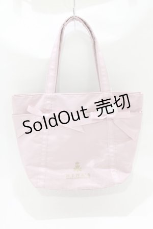 画像: m petit by misako / AM*リボンランチトート  ピンク H-26-02-14-065-LO-BG-NS-ZH