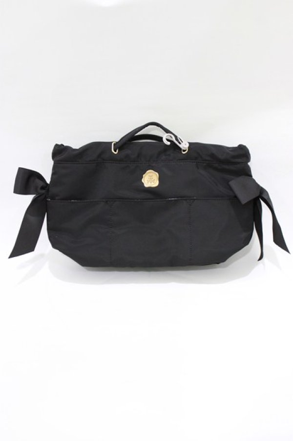 画像1: m petit by misako / AM*バッグインポーチ  ブラック H-26-02-14-070-LO-ZA-NS-ZH (1)