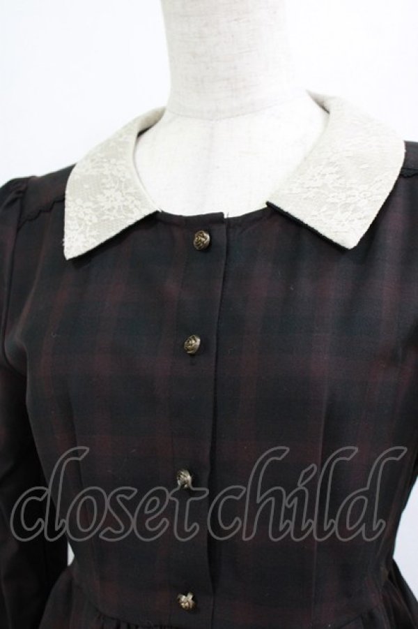 画像4: axes femme / リボンタイ付きクラシックワンピース M ブラック H-26-02-14-007-AX-OP-NS-ZH (4)