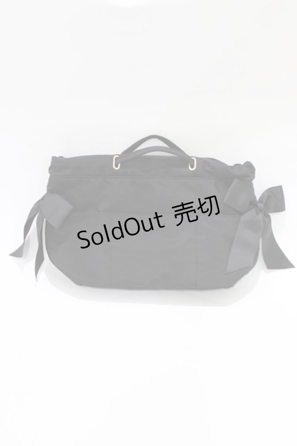 画像2: m petit by misako / AM*バッグインポーチ  ブラック H-26-02-14-070-LO-ZA-NS-ZH (2)