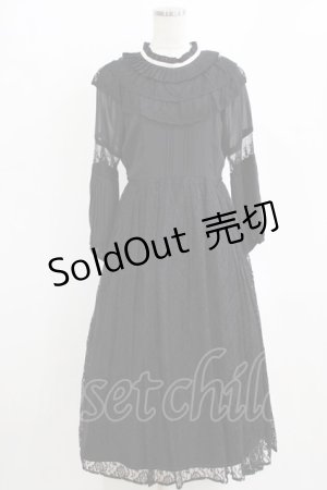 画像: axes femme / ヴィクトリアンレーシーワンピース M ブラック H-26-02-14-008-AX-OP-NS-ZH