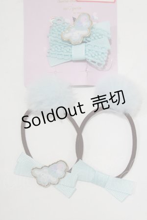 画像: m petit by misako / ヘアアクセサリーセット/シナモロール  サックス H-26-02-14-080-LO-AC-NS-ZH