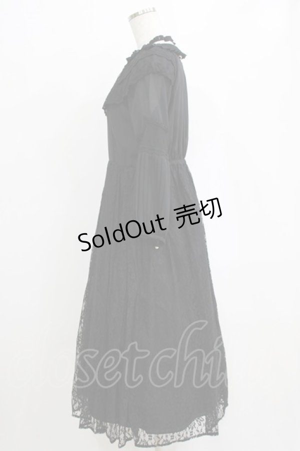 画像2: axes femme / ヴィクトリアンレーシーワンピース M ブラック H-26-02-14-008-AX-OP-NS-ZH (2)