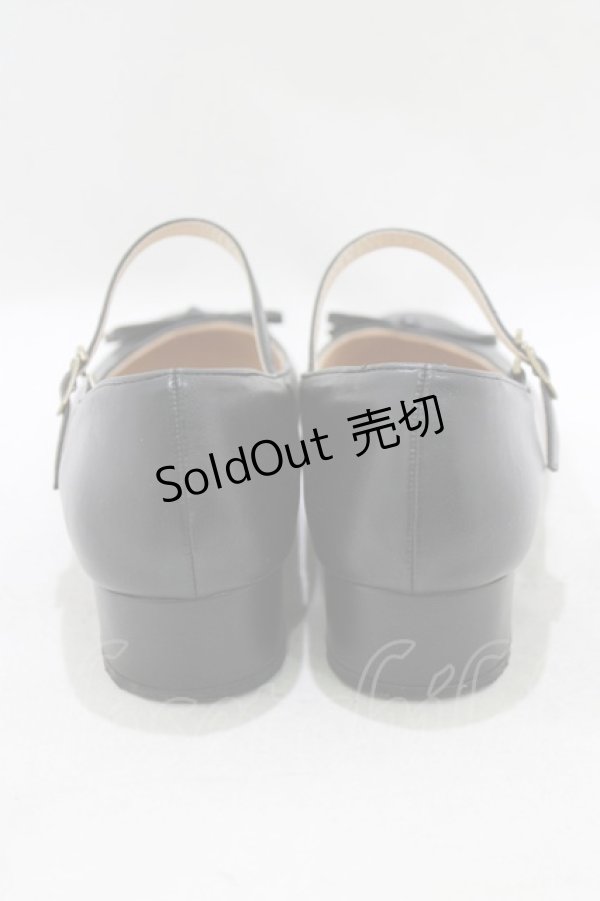 画像3: F i.n.t / リボンストラップパンプス L/24.5~25cm ブラック H-26-02-14-087-0-SH-NS-ZH (3)