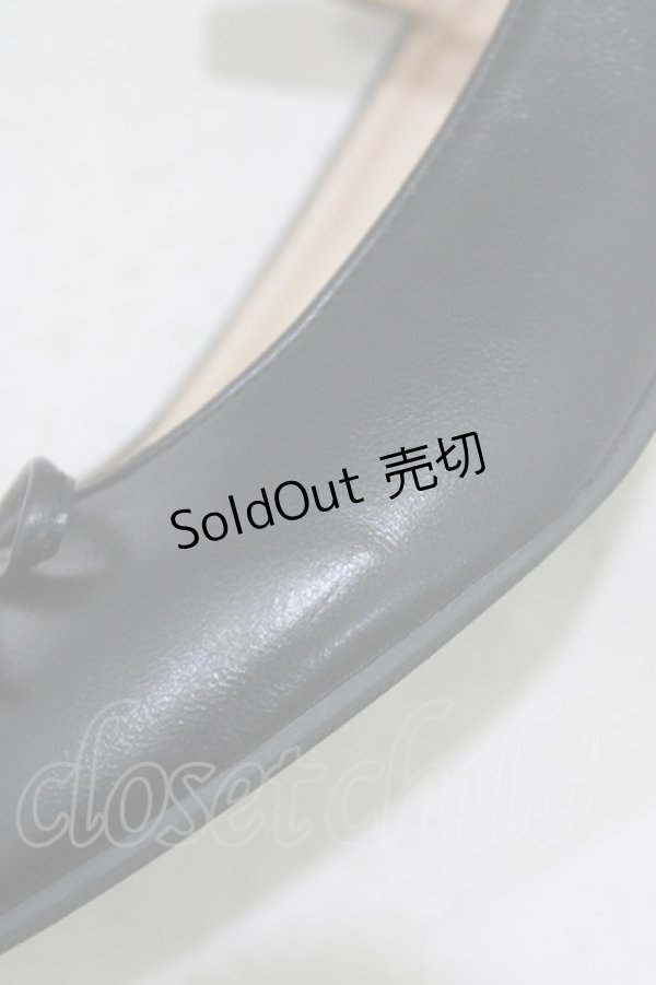 画像5: F i.n.t / リボンストラップパンプス L/24.5~25cm ブラック H-26-02-14-087-0-SH-NS-ZH (5)