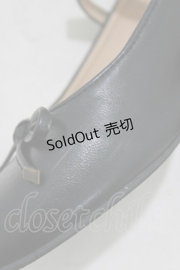 画像6: F i.n.t / リボンストラップパンプス L/24.5~25cm ブラック H-26-02-14-087-0-SH-NS-ZH (6)