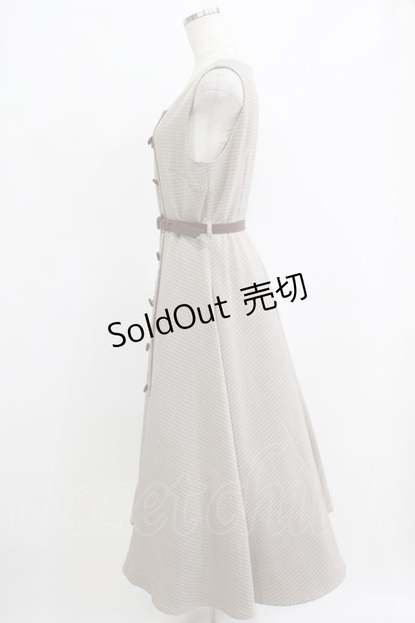 画像5: an another angelus / 配色使いミニ千鳥ショートジャケットセットアップ Free BEIGE×BR H-26-02-14-009-CA-OP-NS-ZH (5)