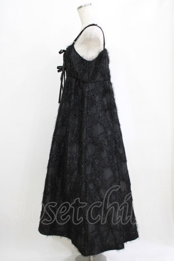 画像2: axes femme POETIQUE / カットジャガードキャミワンピ M ブラック H-26-02-14-010-AX-OP-NS-ZH (2)