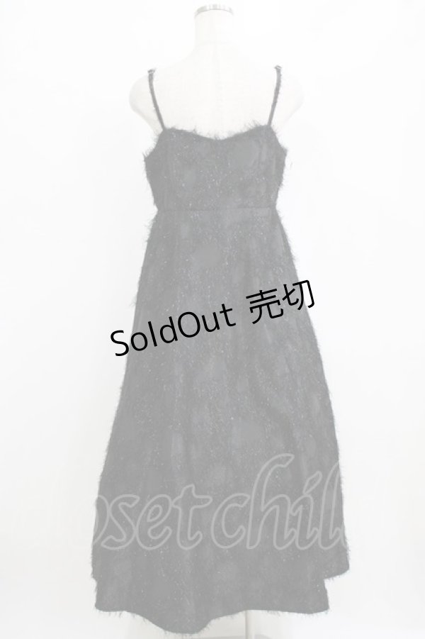 画像3: axes femme POETIQUE / カットジャガードキャミワンピ M ブラック H-26-02-14-010-AX-OP-NS-ZH (3)