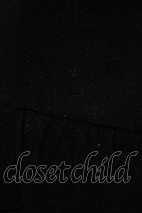 画像5: axes femme / レースボレロドッキングワンピース M ブラック H-26-02-14-011-AX-OP-NS-ZH (5)