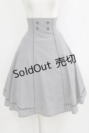 画像: Innocent World White / ハイウエストフレアースカート M/63cm丈 グレー H-26-02-14-002-IW-OP-NS-ZH