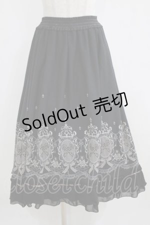 画像: axes femme / 鍵柄スカート M ブラック H-26-02-14-016-AX-SK-NS-ZH