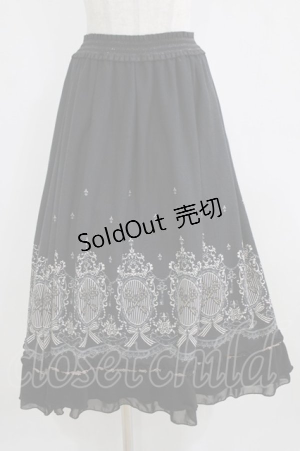 画像1: axes femme / 鍵柄スカート M ブラック H-26-02-14-016-AX-SK-NS-ZH (1)