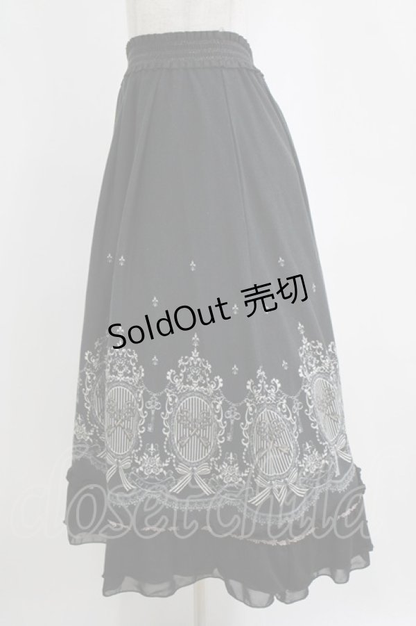 画像2: axes femme / 鍵柄スカート M ブラック H-26-02-14-016-AX-SK-NS-ZH (2)