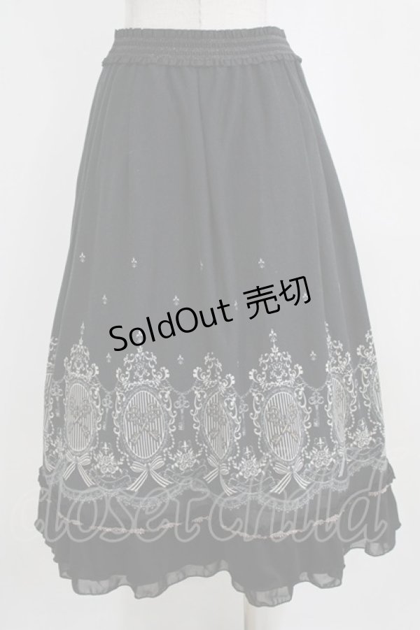 画像3: axes femme / 鍵柄スカート M ブラック H-26-02-14-016-AX-SK-NS-ZH (3)