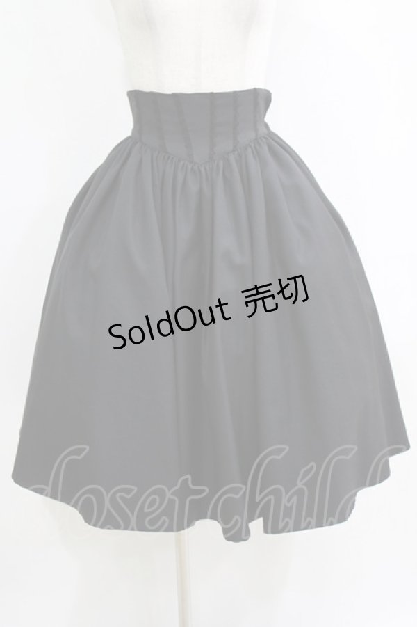 画像1: Innocent World / ハイウエストスカート Free ブラック H-26-02-14-003-IW-SK-NS-ZH (1)