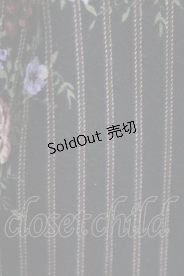 画像5: axes femme / レジメ花柄スカート M ブラック H-26-02-14-022-AX-SK-NS-ZH (5)