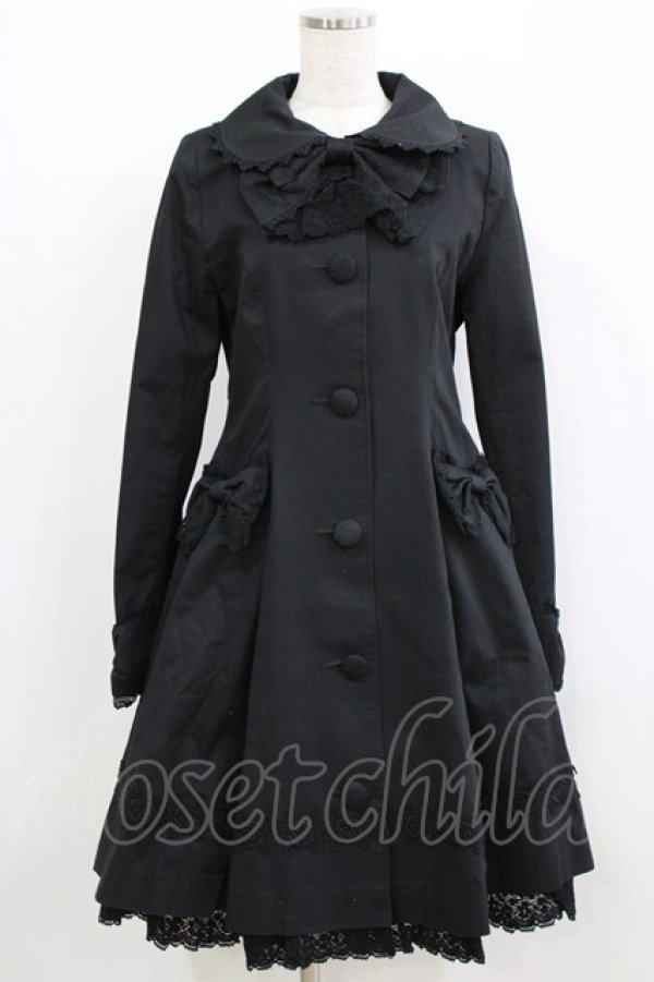 画像1: BABY,THE STARS SHINE BRIGHT / プリンセスレーススプリングコート Free ブラック H-26-02-15-024-BA-CO-NS-ZH (1)