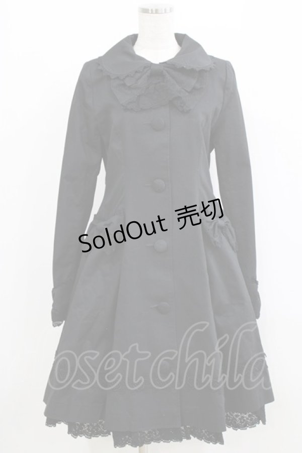 画像1: BABY,THE STARS SHINE BRIGHT / プリンセスレーススプリングコート Free ブラック H-26-02-15-024-BA-CO-NS-ZH (1)