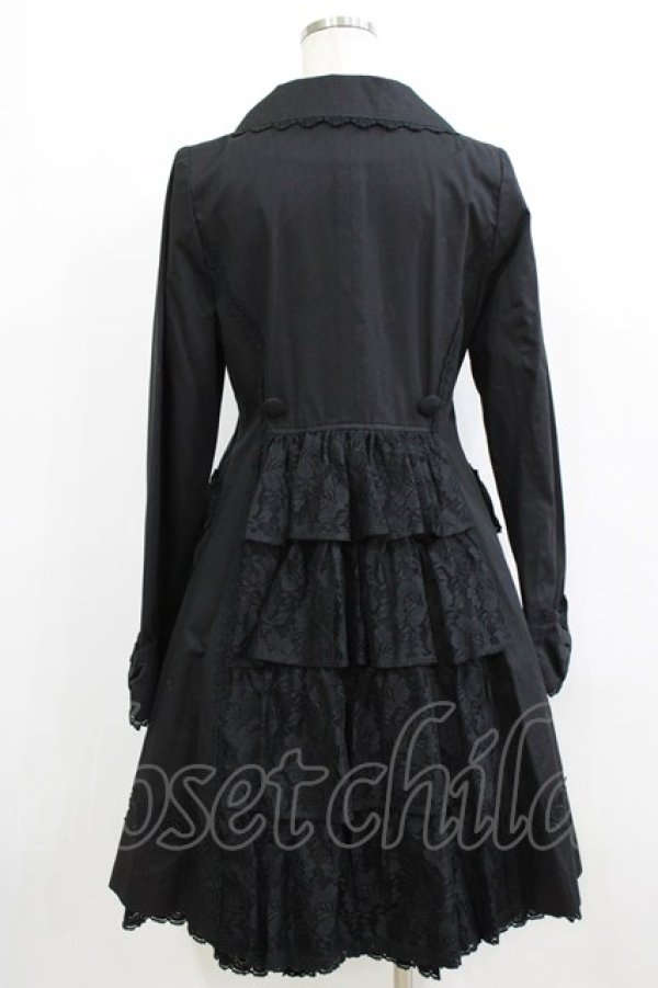 画像3: BABY,THE STARS SHINE BRIGHT / プリンセスレーススプリングコート Free ブラック H-26-02-15-024-BA-CO-NS-ZH (3)