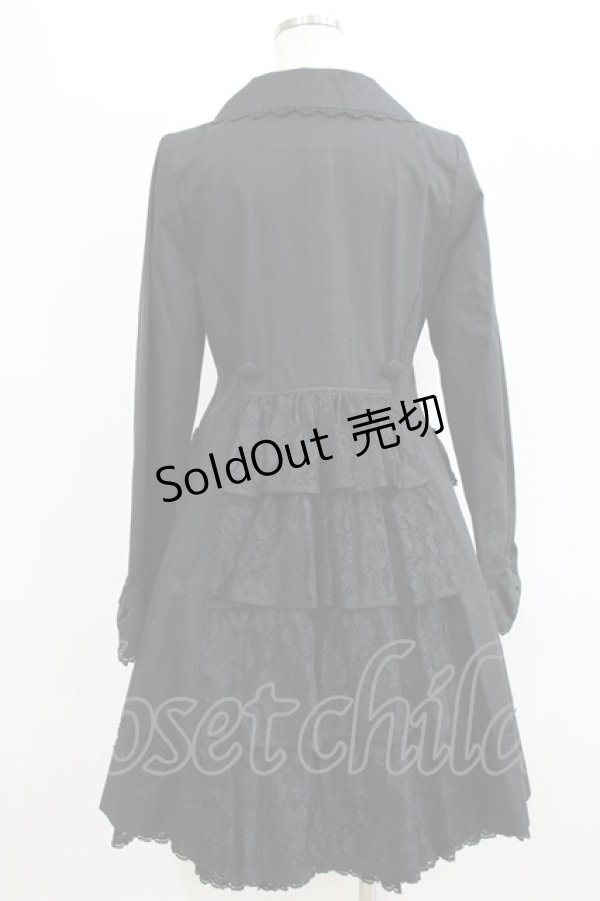 画像3: BABY,THE STARS SHINE BRIGHT / プリンセスレーススプリングコート Free ブラック H-26-02-15-024-BA-CO-NS-ZH (3)