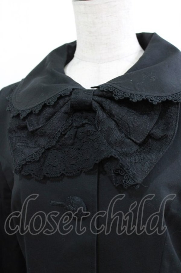 画像4: BABY,THE STARS SHINE BRIGHT / プリンセスレーススプリングコート Free ブラック H-26-02-15-024-BA-CO-NS-ZH (4)