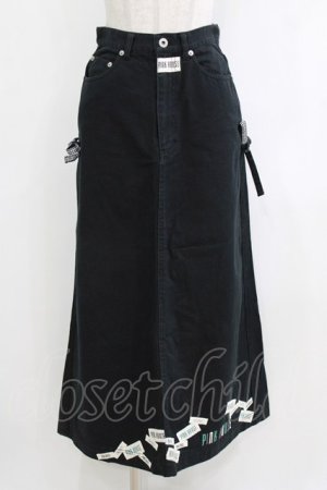 画像: PINK HOUSE / ワッペンスカート Free ブラック H-26-02-15-027-LO-SK-NS-ZH