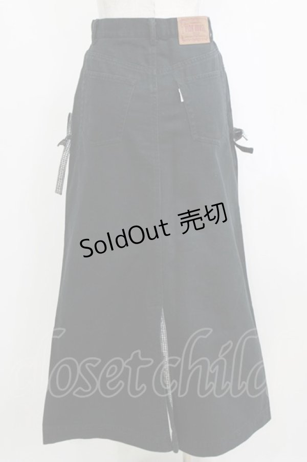 画像3: PINK HOUSE / ワッペンスカート Free ブラック H-26-02-15-027-LO-SK-NS-ZH (3)