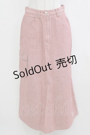 画像: PINK HOUSE / ワッペンスカート Free レッド H-26-02-15-029-LO-SK-NS-ZH