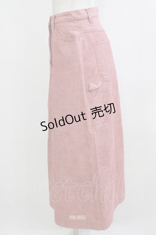 画像2: PINK HOUSE / ワッペンスカート Free レッド H-26-02-15-029-LO-SK-NS-ZH (2)