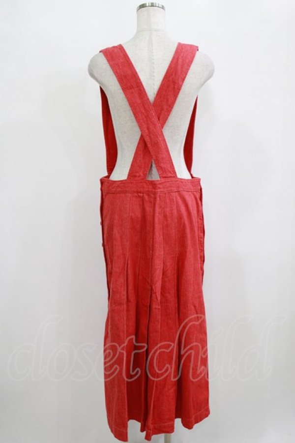 画像3: PINK HOUSE / サスペンダースカート Free レッド H-26-02-15-030-LO-SK-NS-ZH (3)