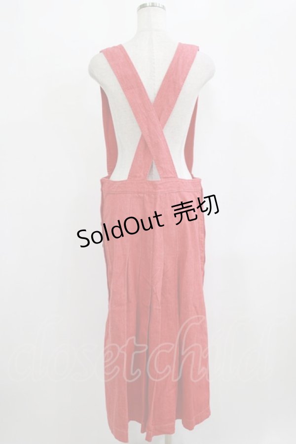 画像3: PINK HOUSE / サスペンダースカート Free レッド H-26-02-15-030-LO-SK-NS-ZH (3)