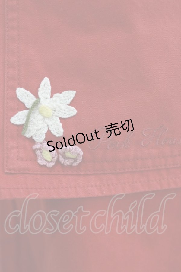 画像4: PINK HOUSE / エプロンジャンパースカート Free レッド H-26-02-15-031-LO-OP-NS-ZH (4)