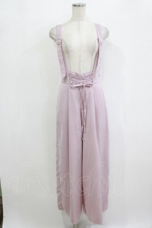 画像: EATME / ベルトショルダーワイドパンツ S ピンク H-26-02-15-032-LO-SK-NS-ZH