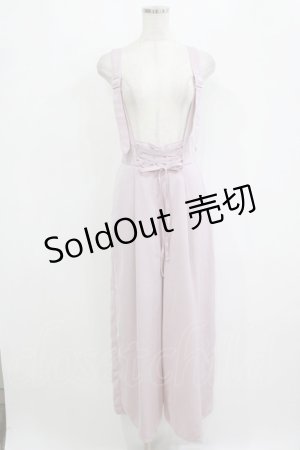 画像: EATME / ベルトショルダーワイドパンツ S ピンク H-26-02-15-032-LO-SK-NS-ZH